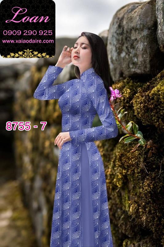Vải áo dài hoa nhỏ Vải áo dài hoa nhỏ