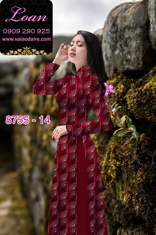 Vải áo dài hoa nhỏ Vải áo dài hoa nhỏ