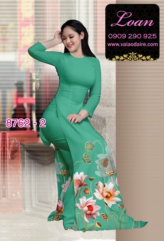 Vải áo dài hoa Sen Vải áo dài hoa Sen
