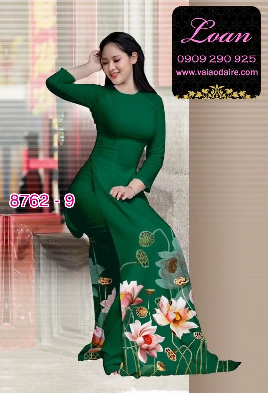 Vải áo dài hoa Sen Vải áo dài hoa Sen