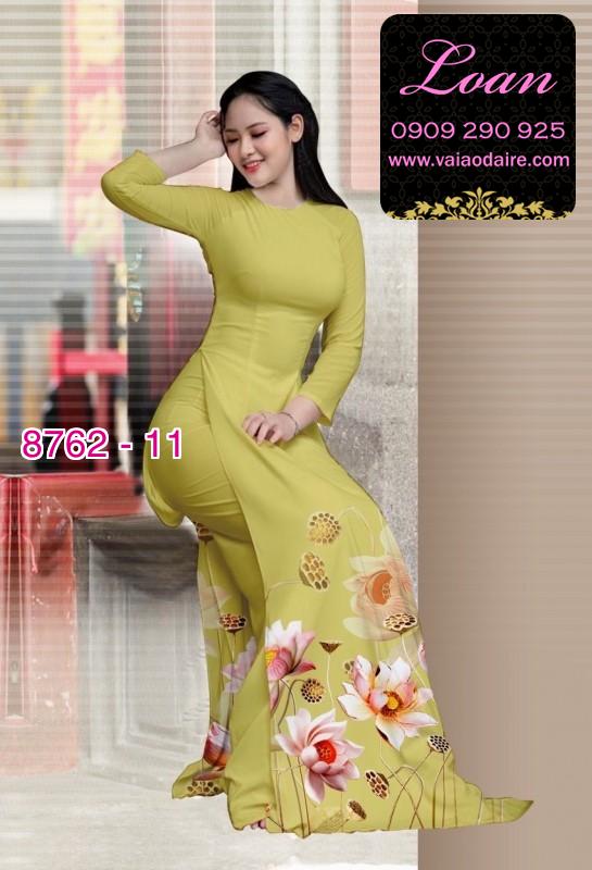 Vải áo dài hoa Sen Vải áo dài hoa Sen