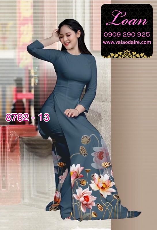 Vải áo dài hoa Sen Vải áo dài hoa Sen