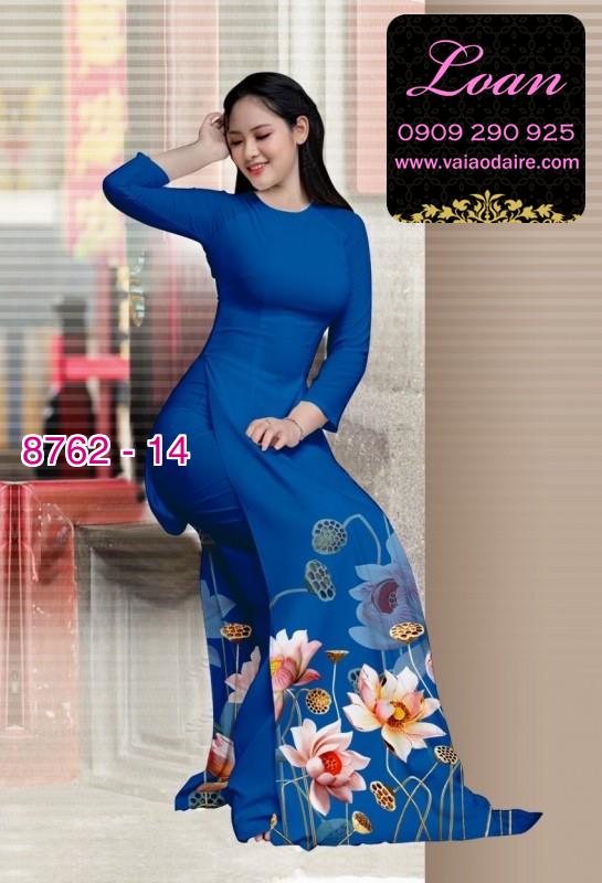 Vải áo dài hoa Sen Vải áo dài hoa Sen