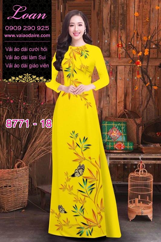 Vải áo dài bông Điên Điển