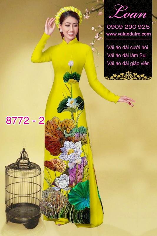 Vải áo dài bông Sen