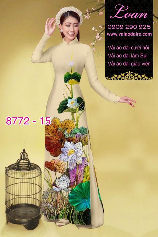 Vải áo dài bông Sen