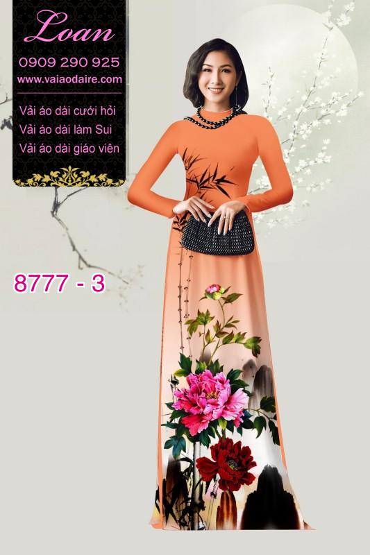 Vải áo dài phong cảnh