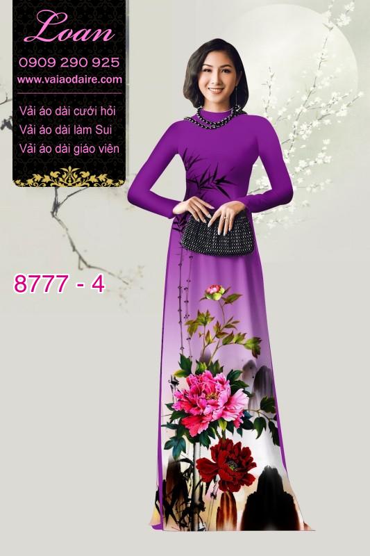 Vải áo dài phong cảnh