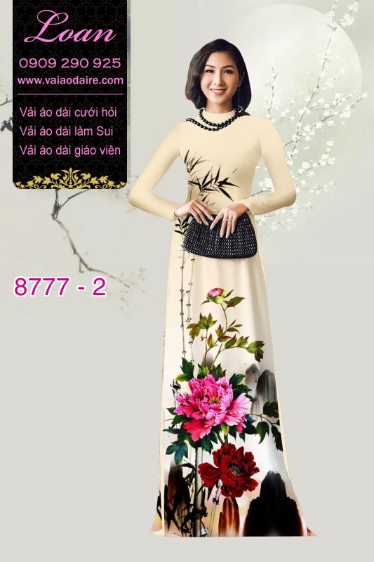 Vải áo dài phong cảnh