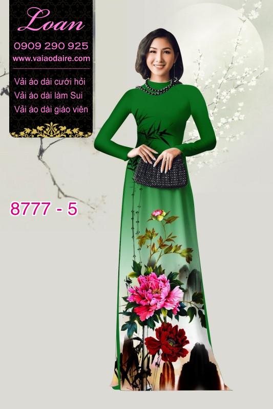 Vải áo dài phong cảnh