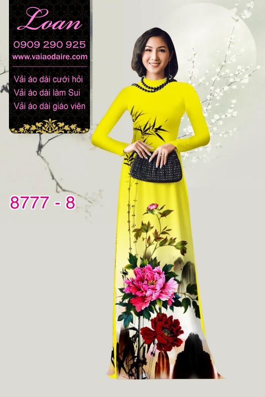 Vải áo dài phong cảnh