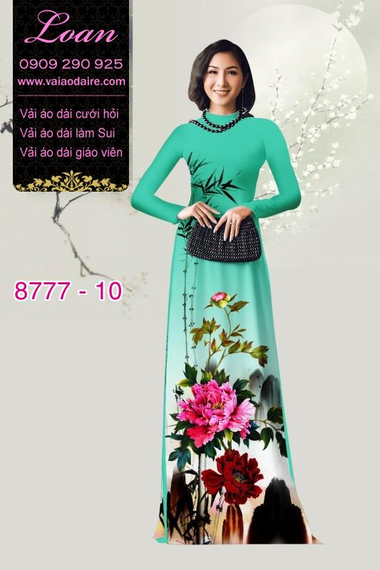 Vải áo dài phong cảnh