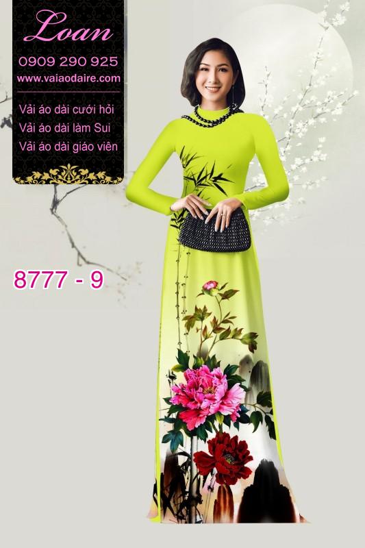 Vải áo dài phong cảnh