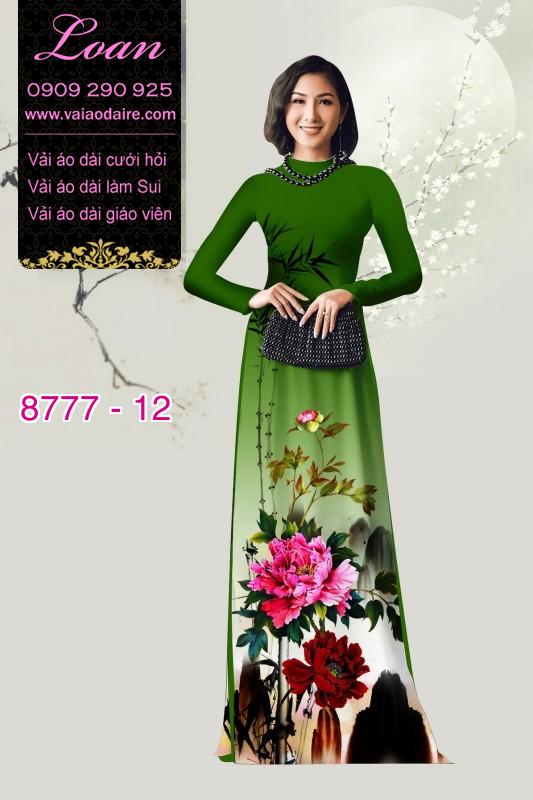 Vải áo dài phong cảnh