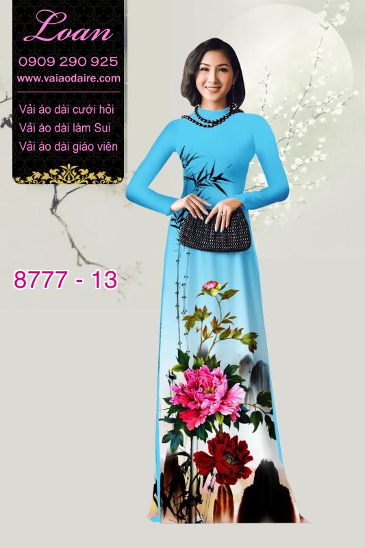 Vải áo dài phong cảnh
