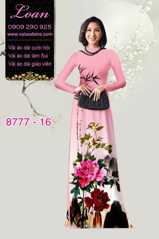 Vải áo dài phong cảnh