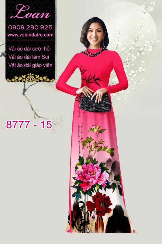 Vải áo dài phong cảnh