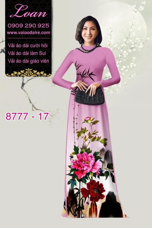 Vải áo dài phong cảnh