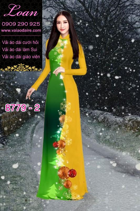 Vải áo dài hoa 3D