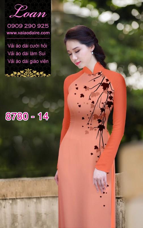 Vải áo dài hoa 3D Vải áo dài hoa 3D
