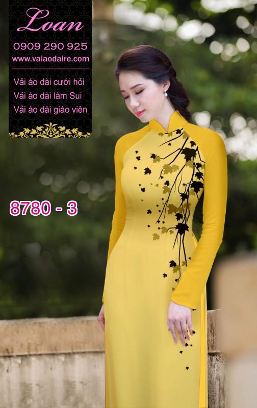 Vải áo dài hoa 3D Vải áo dài hoa 3D