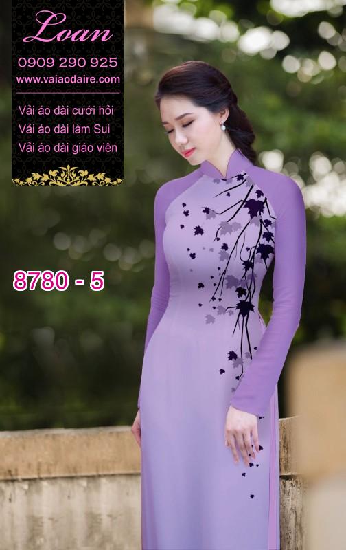Vải áo dài hoa 3D Vải áo dài hoa 3D