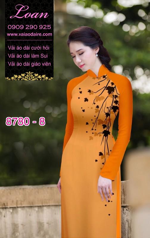 Vải áo dài hoa 3D Vải áo dài hoa 3D