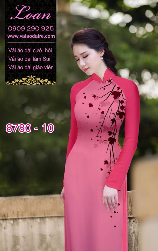 Vải áo dài hoa 3D Vải áo dài hoa 3D