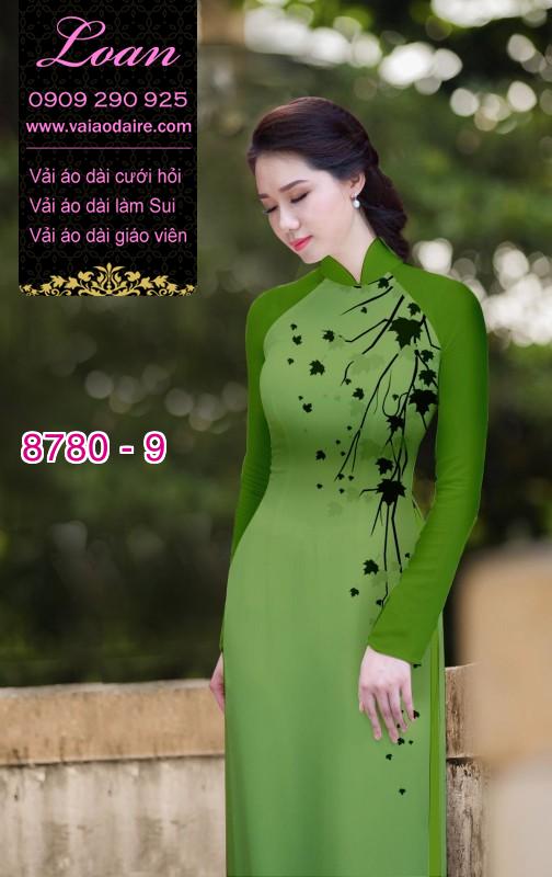 Vải áo dài hoa 3D Vải áo dài hoa 3D