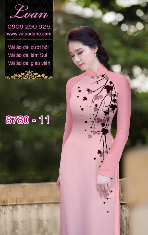 Vải áo dài hoa 3D Vải áo dài hoa 3D