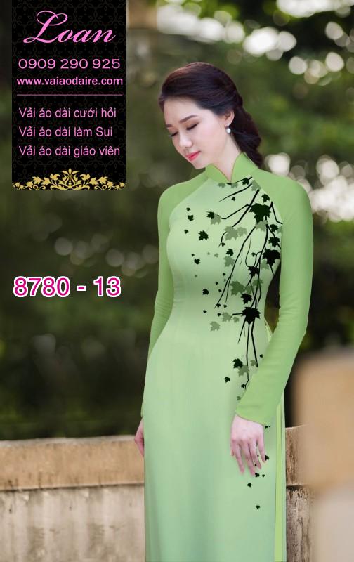 Vải áo dài hoa 3D Vải áo dài hoa 3D