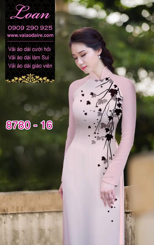 Vải áo dài hoa 3D Vải áo dài hoa 3D