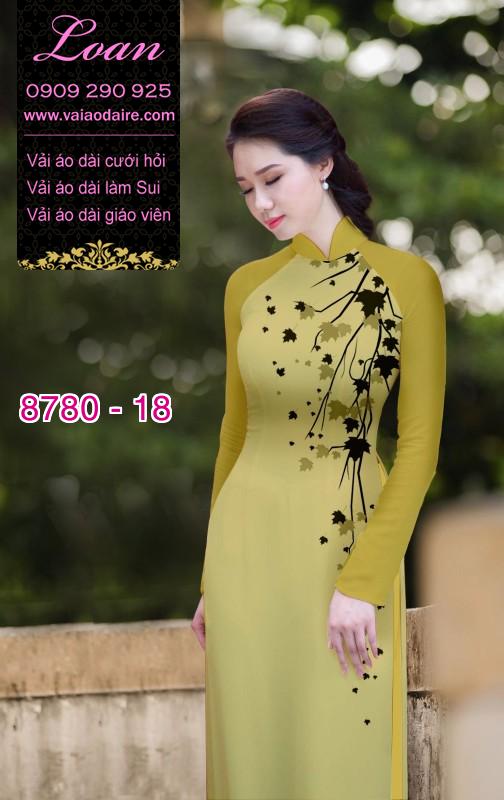 Vải áo dài hoa 3D Vải áo dài hoa 3D