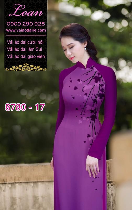 Vải áo dài hoa 3D Vải áo dài hoa 3D