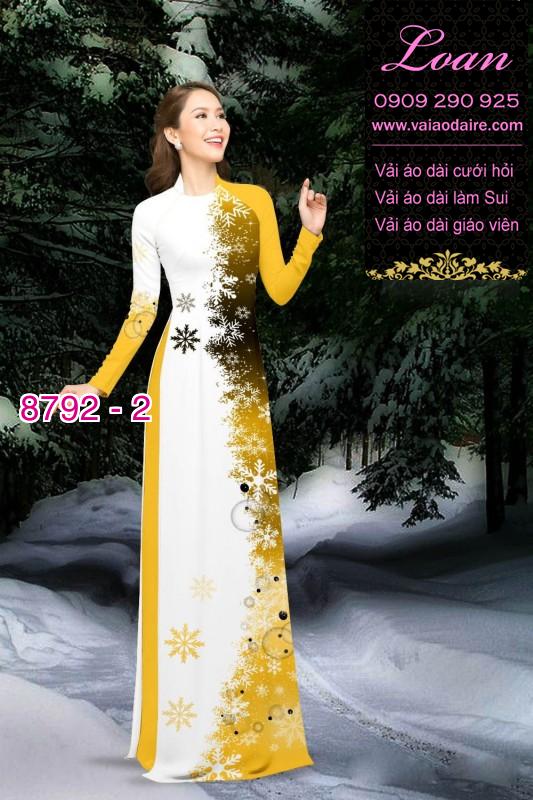 Vải áo dài hoa dây