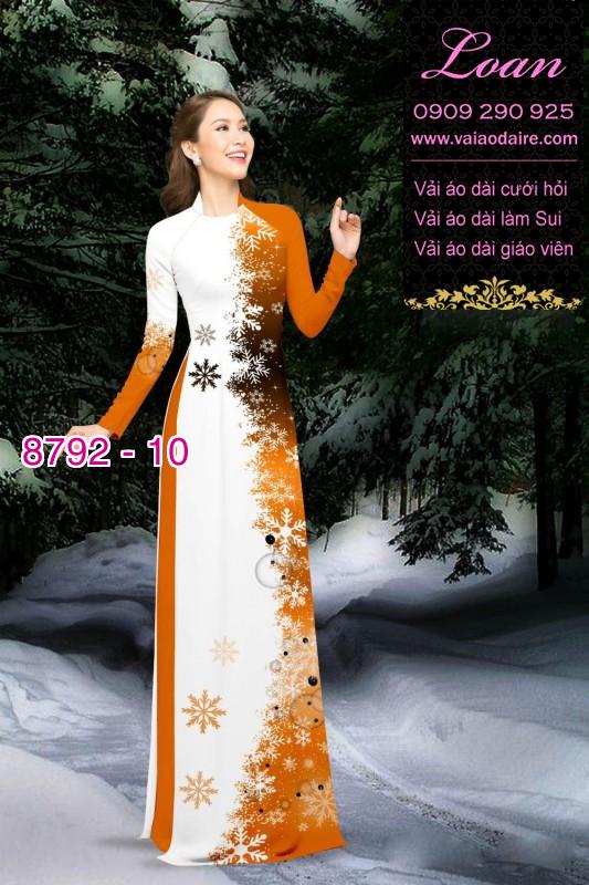 Vải áo dài hoa dây