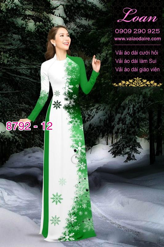 Vải áo dài hoa dây