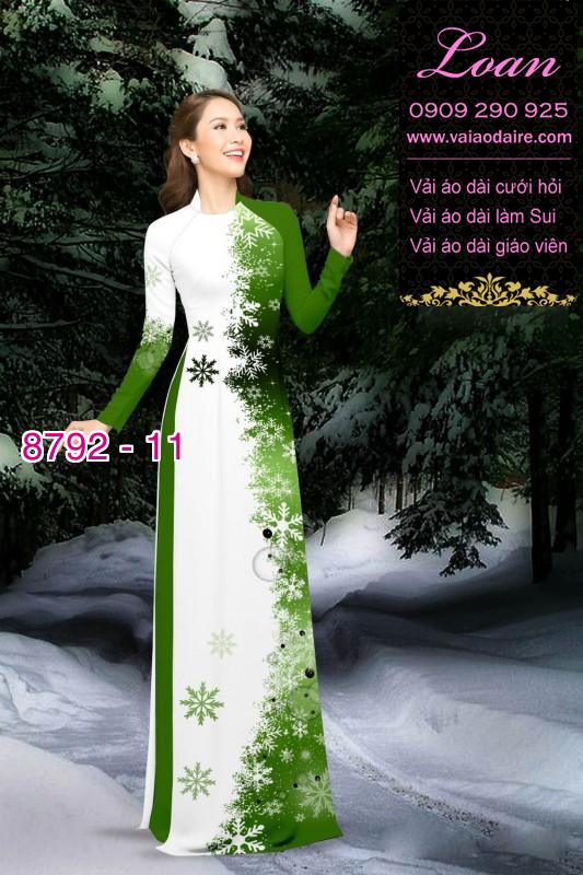 Vải áo dài hoa dây