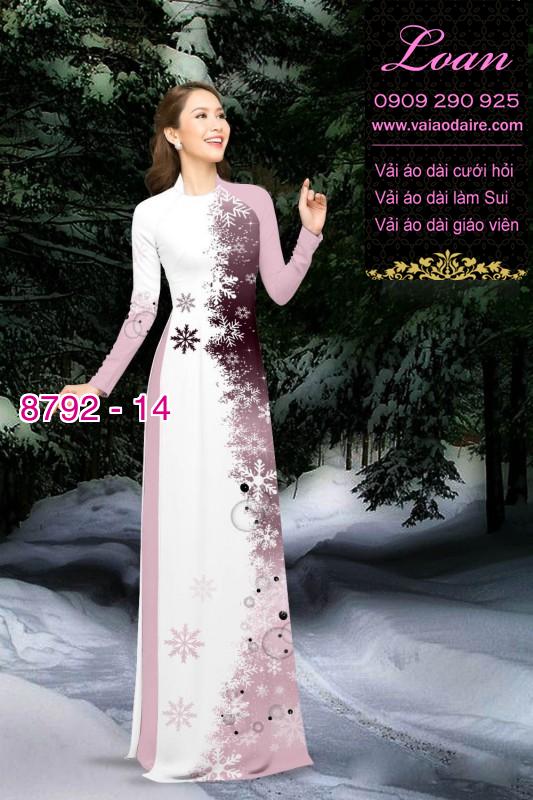 Vải áo dài hoa dây