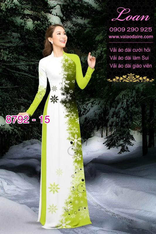 Vải áo dài hoa dây