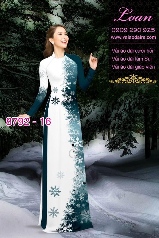 Vải áo dài hoa dây