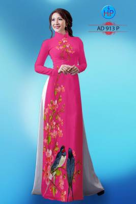 Vải áo dài chim cảnh-DT 882
