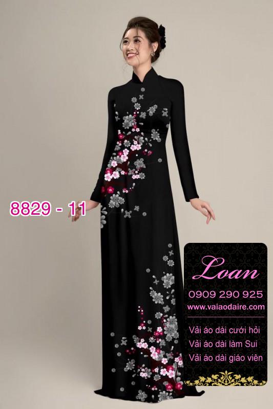 Vải áo dài cành Đào
