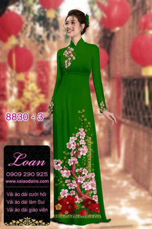 Vải áo dài cành Đào