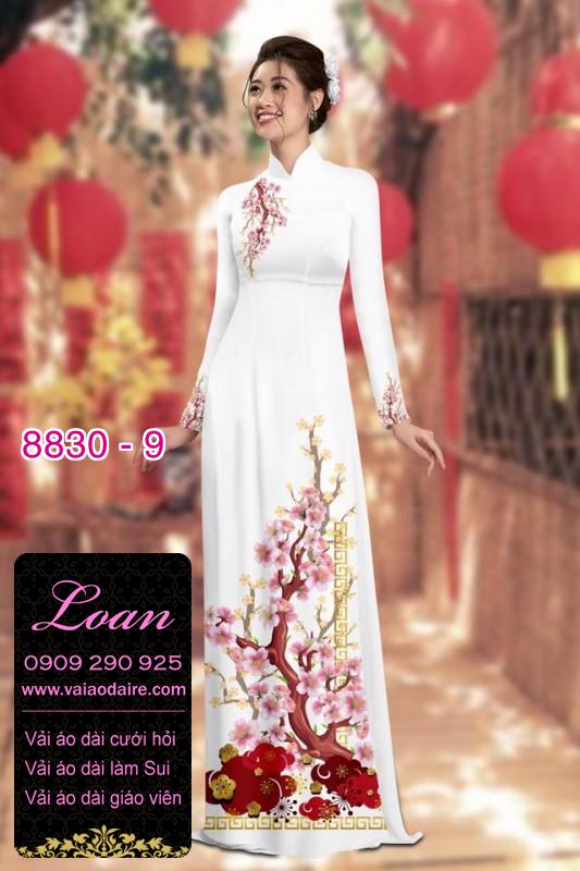 Vải áo dài cành Đào