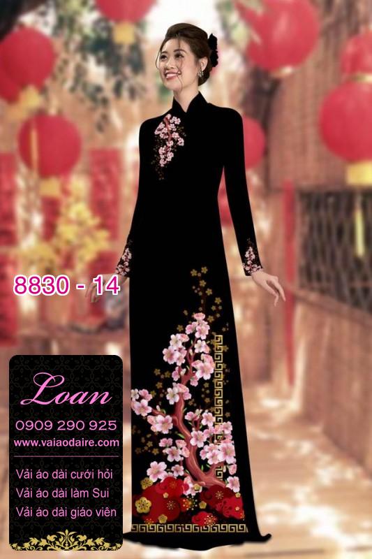 Vải áo dài cành Đào