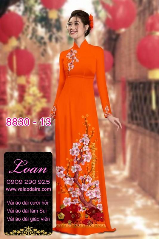 Vải áo dài cành Đào