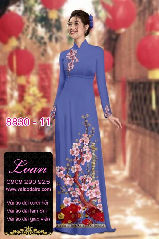 Vải áo dài cành Đào