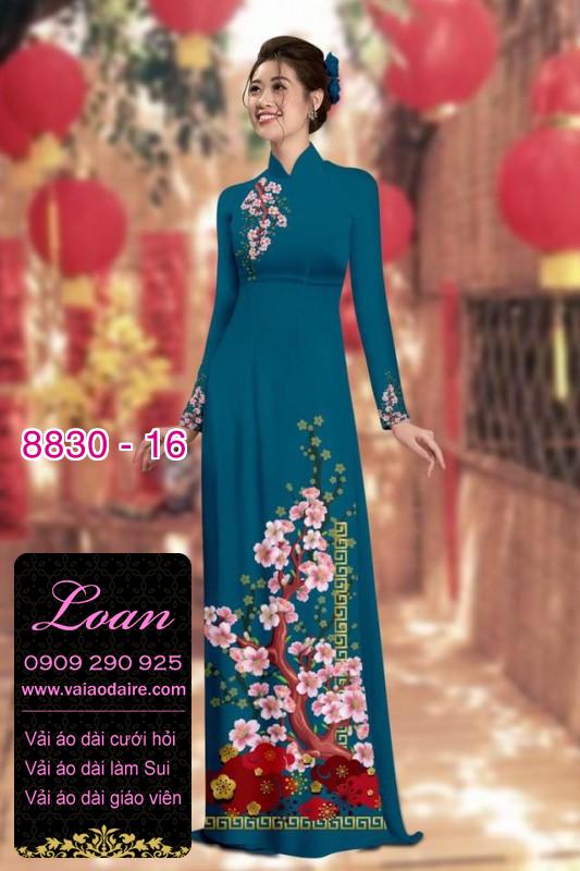 Vải áo dài cành Đào