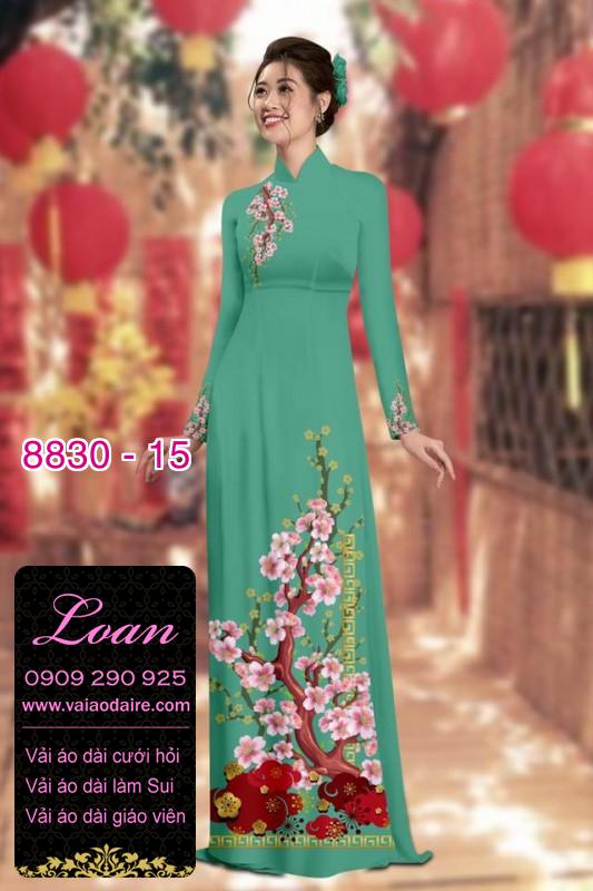 Vải áo dài cành Đào